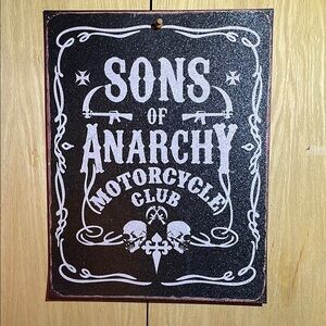 Sons of Anarchy Motorcycle Club Sign